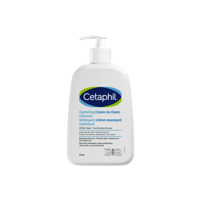 Cetaphil Hydrating Cream-to-Foam Cleanser /Nettoyant-crème moussant hydratant