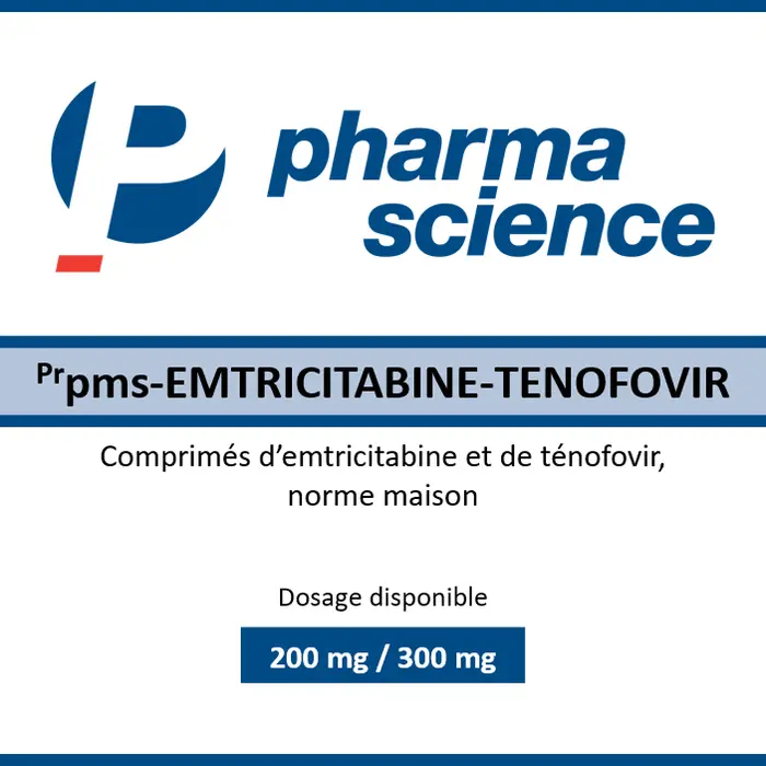 pms-EMTRICITABINE/TENOFOVIR