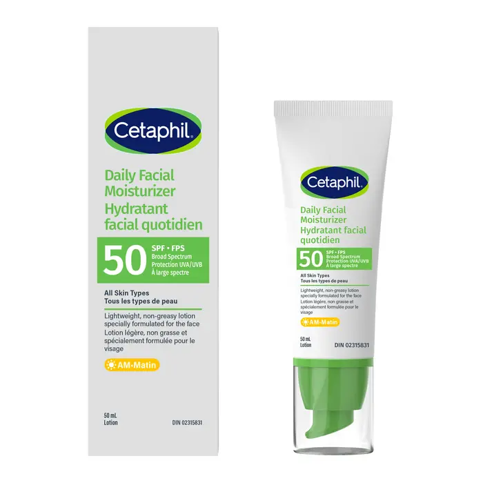 Cetaphil Daily Facial Moisturizer SPF 50/Hydratant facial quotidien FPS50