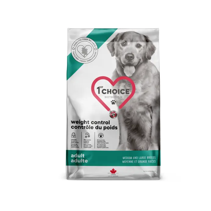 1st Choice Contrôle du poids - Moyenne et grande races - Nourriture sèche pour chien adulte