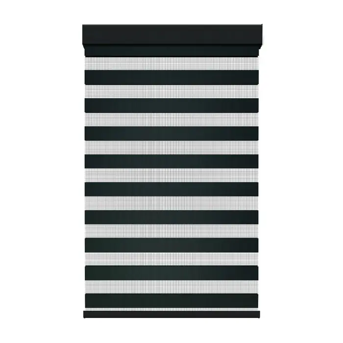 Toile alternée noire avec cassette carrée