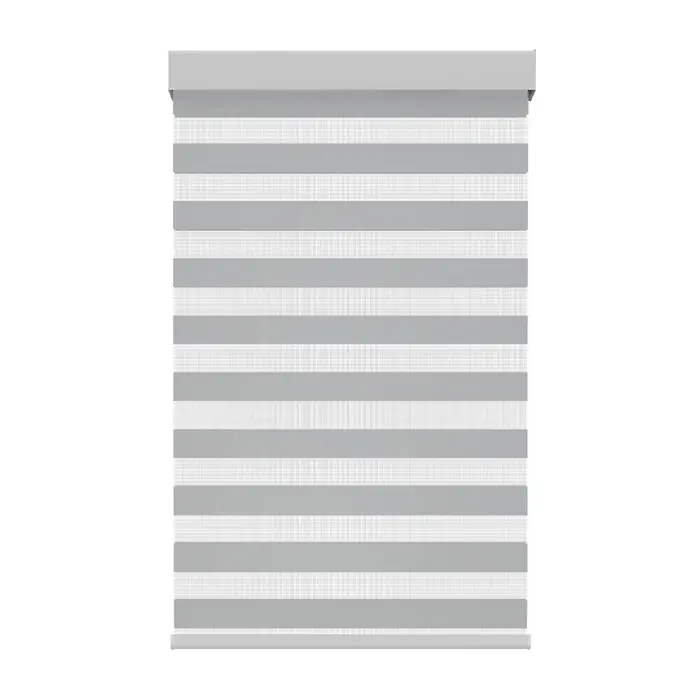 Toile alternée grise avec cassette carrée