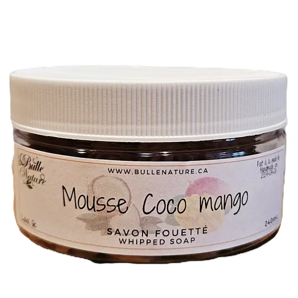 Savon fouetté - Mousse coco-mango