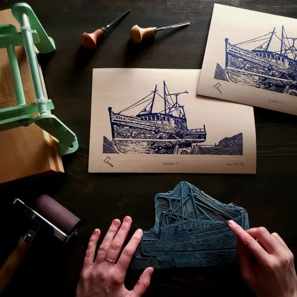 Ébénisterie et graphisme