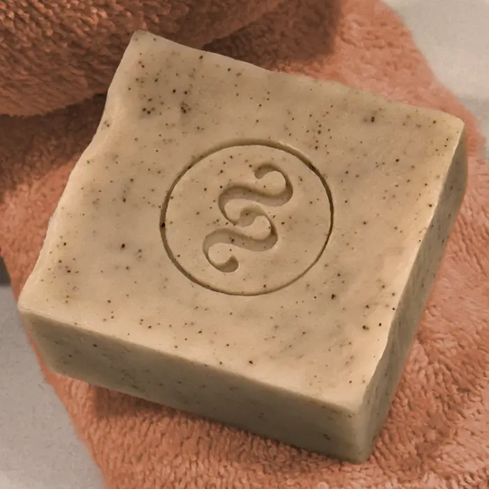 Savon exfoliant au café