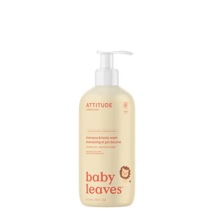 2 en 1 - shampoing et gel nettoyant baby leaves & little leaves