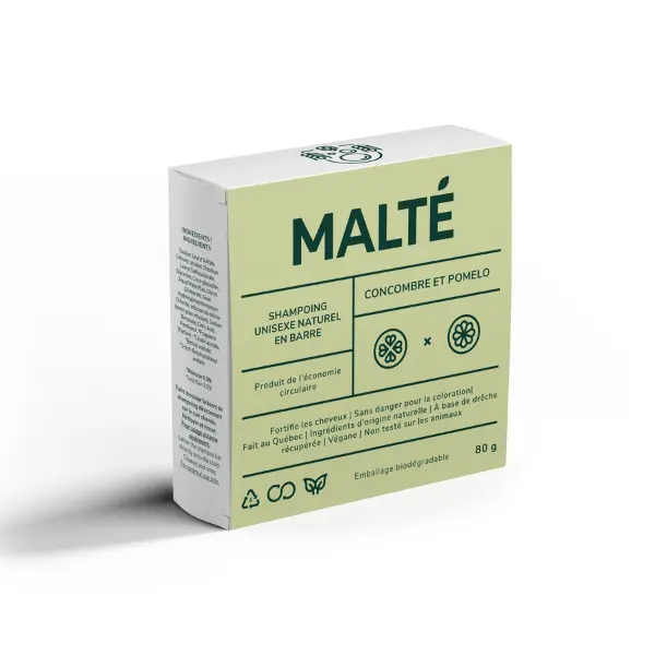 Shampoing en barre Malté