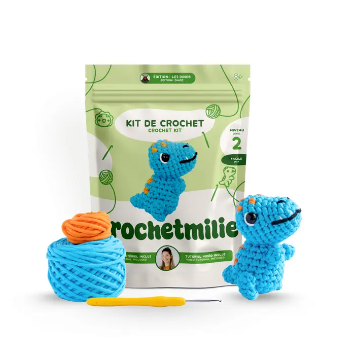 Kit de crochet - Le p'tit Rex