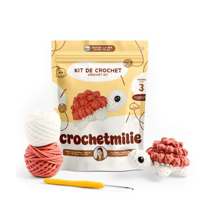 Kit de crochet - La tortue