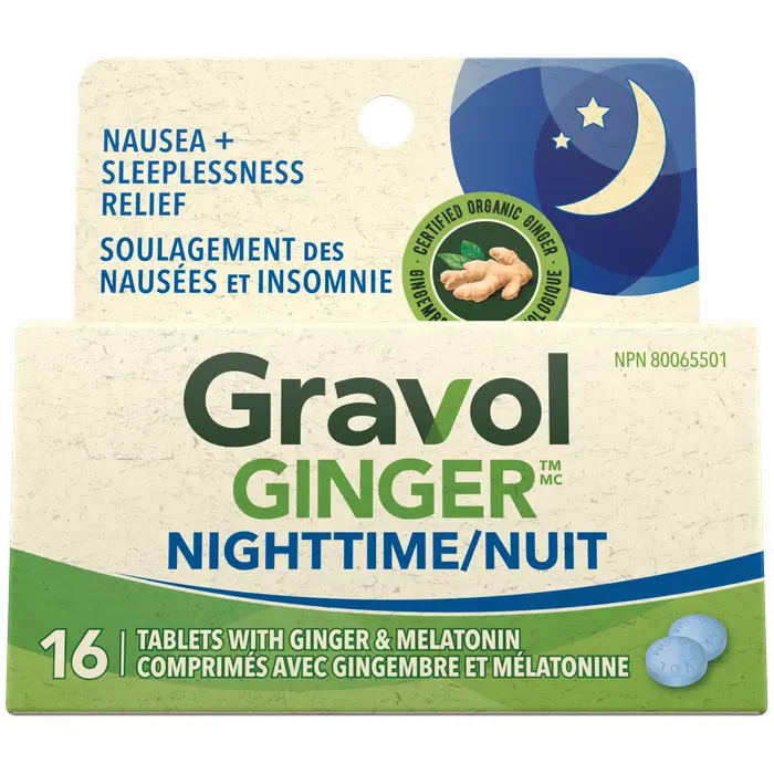 Gravol Ginger Nighttime Tablets