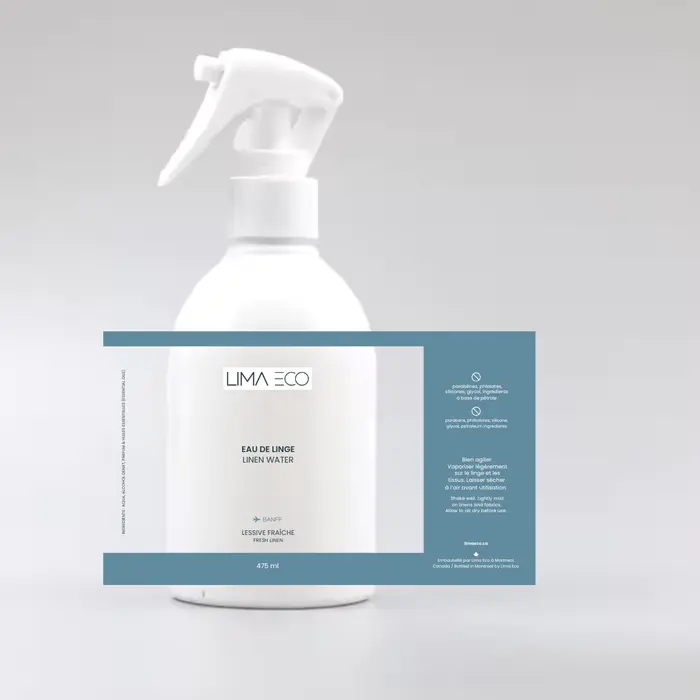 Eau de linge lessive fraiche