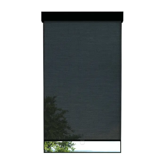 Toile solaire noire avec cassette carrée