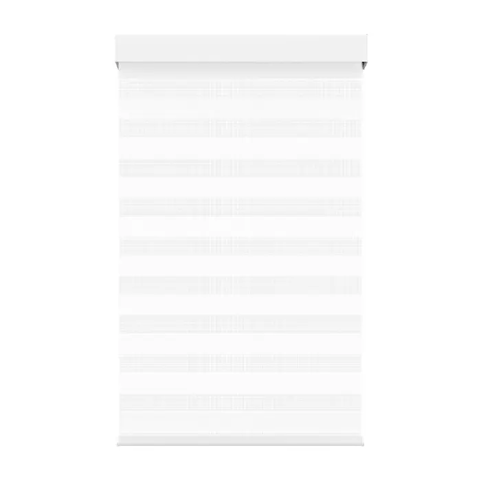 Toile alternée blanche avec cassette carrée