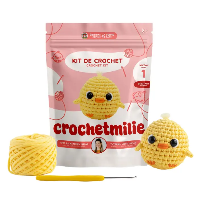 Kit de crochet - Le poussin