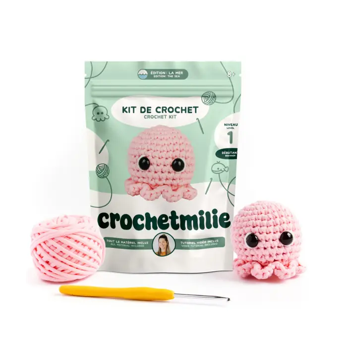 Kit de crochet - La pieuvre