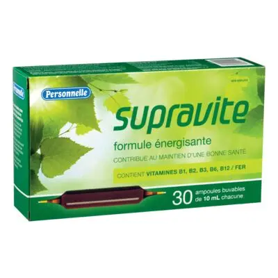 Personnelle Supravite – Formule Énergisante