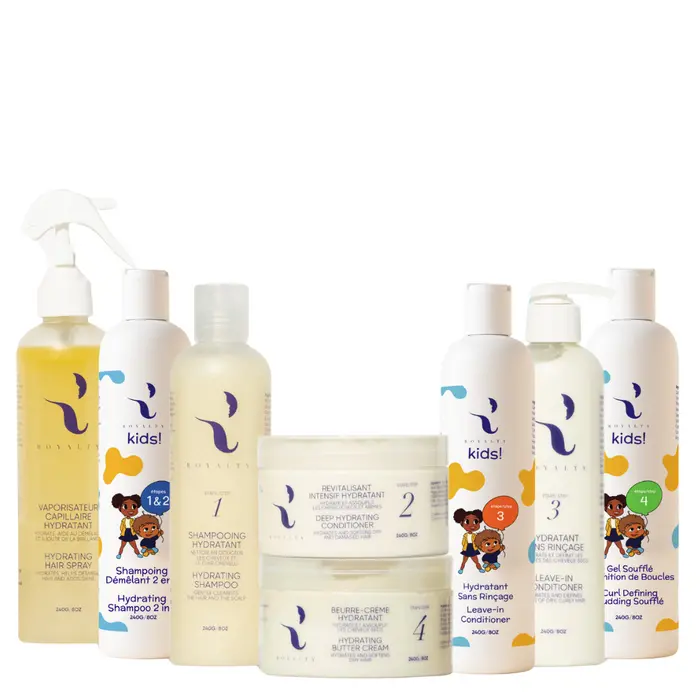 Produits capillaires pour cheveux bouclés et crépus