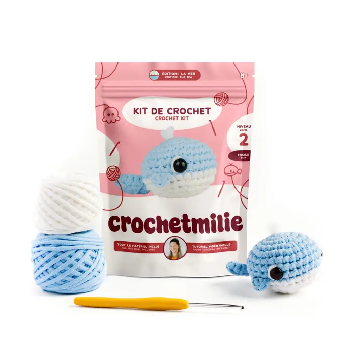 Kit de crochet - La baleine