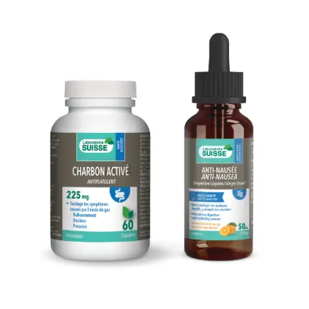 Santé Digestive / Charbon activé et Gingembre Liquide